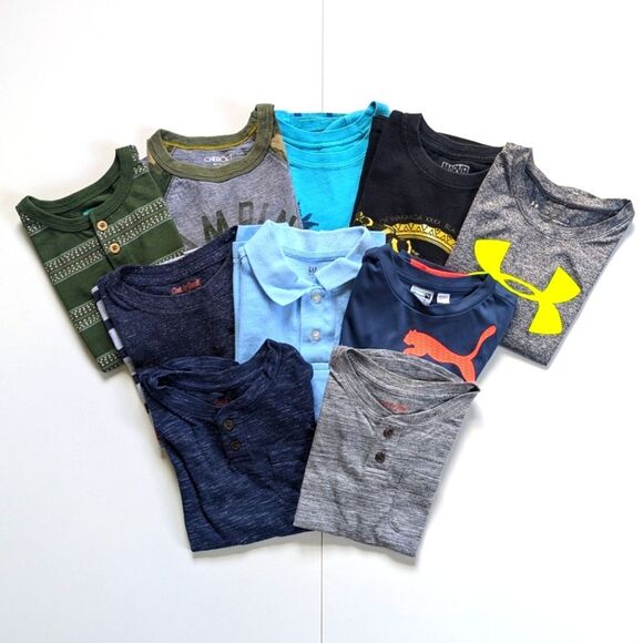 Cat & Jack Other - Cat & Jack and Mixed Lot of 10 Boys Short Sleeve T-shirts 5T